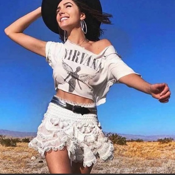 Lena Vie Boutique Tops - Nirvana Concert Angel Band Tee, New, Soft Cotton Nirvana Teeshirt, Boho